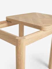 Mid Natural Owen 4 to 6 Seater Extending Dining Table - Image 7 of 9