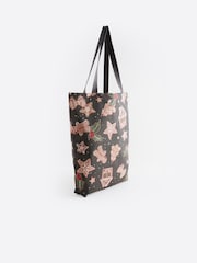 Grey Gingerbread Reuseable 100% Cotton Bag For Life - Image 2 of 5