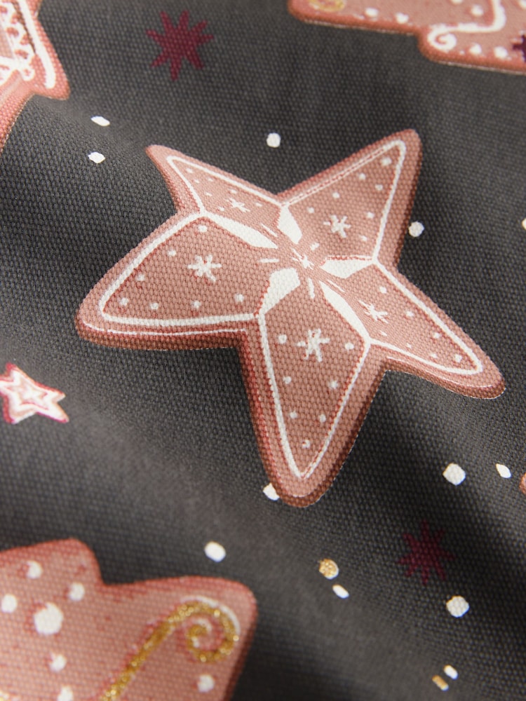 Grey Gingerbread Reuseable 100% Cotton Bag For Life - Image 5 of 5