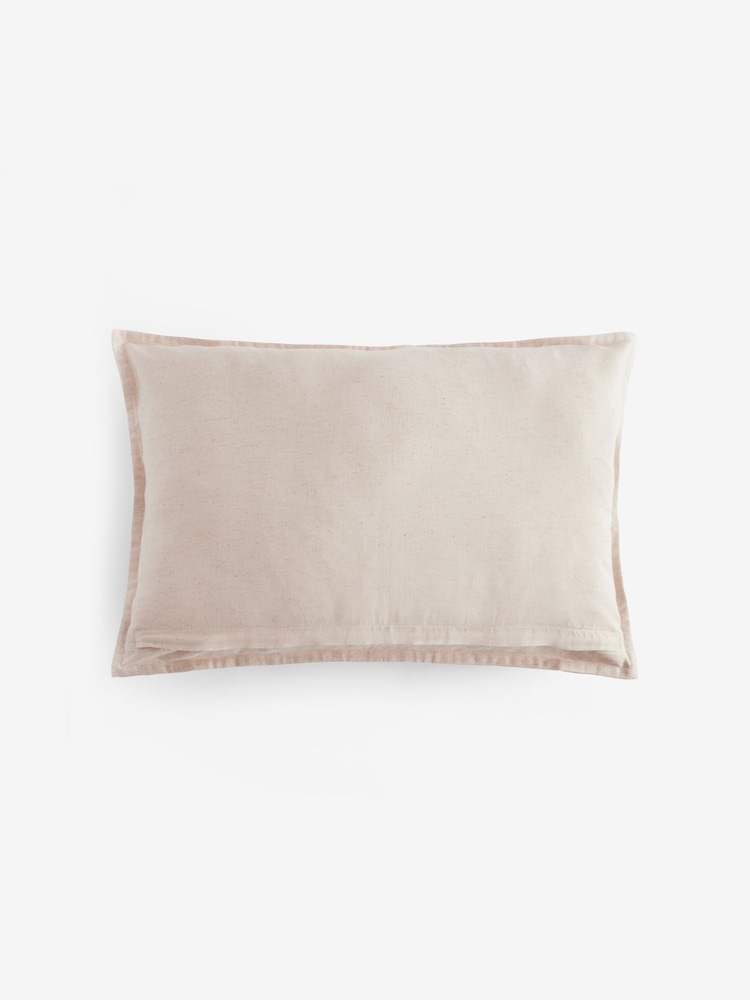 Fuchsia Pink Blooming Slogan Floral Cushion - Image 4 of 5