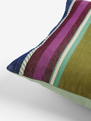Multi Bright Joy Stripe Cushion - Image 4 of 4