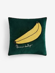 Подушка из бархата с декором «Bananas About You» - Изображение 3 из 5