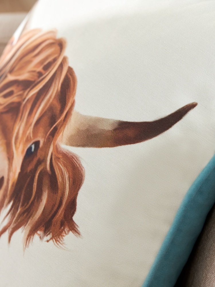 Natural Hamish the Highland Cow Selfie Cushion - Image 5 of 5