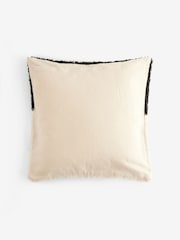 Black/White Berber Zig Cushion - Image 5 of 6
