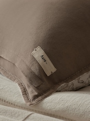 Natural N. Premium Floral Woodblock Cushion - Image 4 of 8