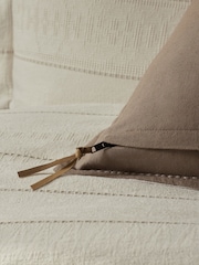 Natural N. Premium Floral Woodblock Cushion - Image 5 of 8