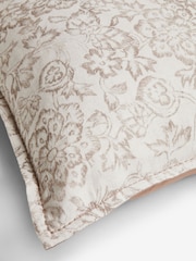Natural N. Premium Floral Woodblock Cushion - Image 8 of 8