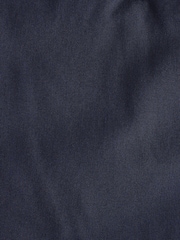 Navy Blue Relaxed Tapered Fit Stretch Smart Trousers - Image 9 of 9