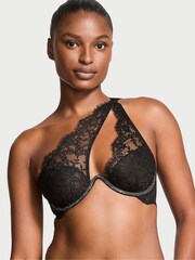 Victoria's Secret Black One Shoulder Monowire Twinkle Shine Strap Bra - Image 1 of 3