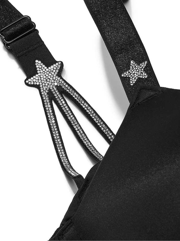 Victoria's Secret Black Bombshell Add 2 Cups Star Shine Push Up Bra - Image 4 of 4 Victoria's Secret Black Bombshell Add 2 Cups Star Shine Push Up Bra - Image 4 of 4