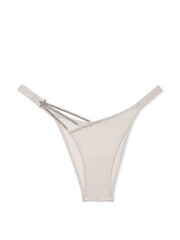 Victoria's Secret Delfin Grey Brazilian Star Shine Knickers - Image 3 of 4