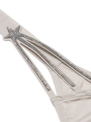 Victoria's Secret Delfin Grey Brazilian Star Shine Knickers - Image 4 of 4