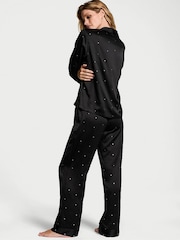 Victoria's Secret Black Star Dew Drop Long Pyjama Set - Image 2 of 3