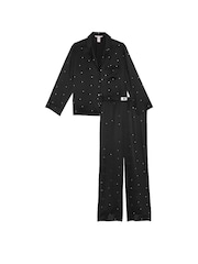 Victoria's Secret Black Star Dew Drop Long Pyjama Set - Image 3 of 3