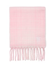 Victoria's Secret Pretty Blossom Plaid Pink Blanket Scarf - Image 3 of 4