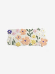 Multi Floral Print 100% Cotton Runner Bath Mat - Image 3 of 3
