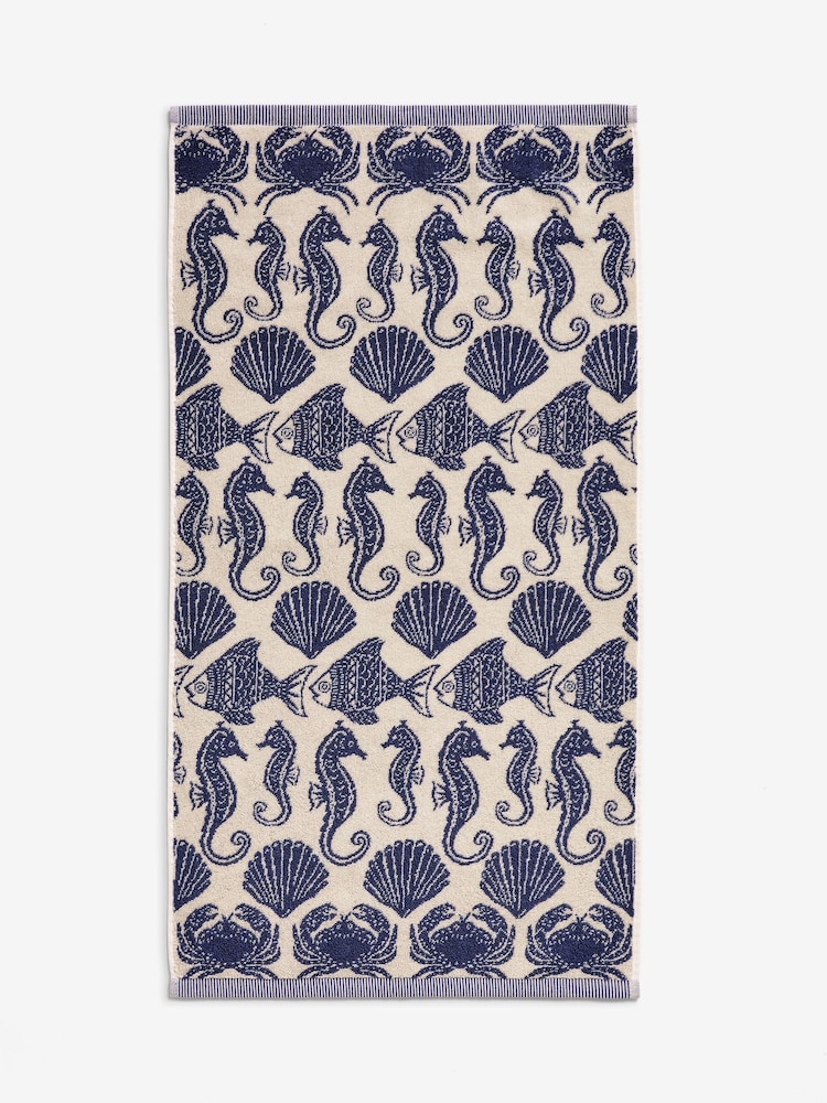 Seepferdchen Handtuch aus 100 % Baumwolle - Bild 5 von 5 Seepferdchen Handtuch aus 100 % Baumwolle - Bild 5 von 5