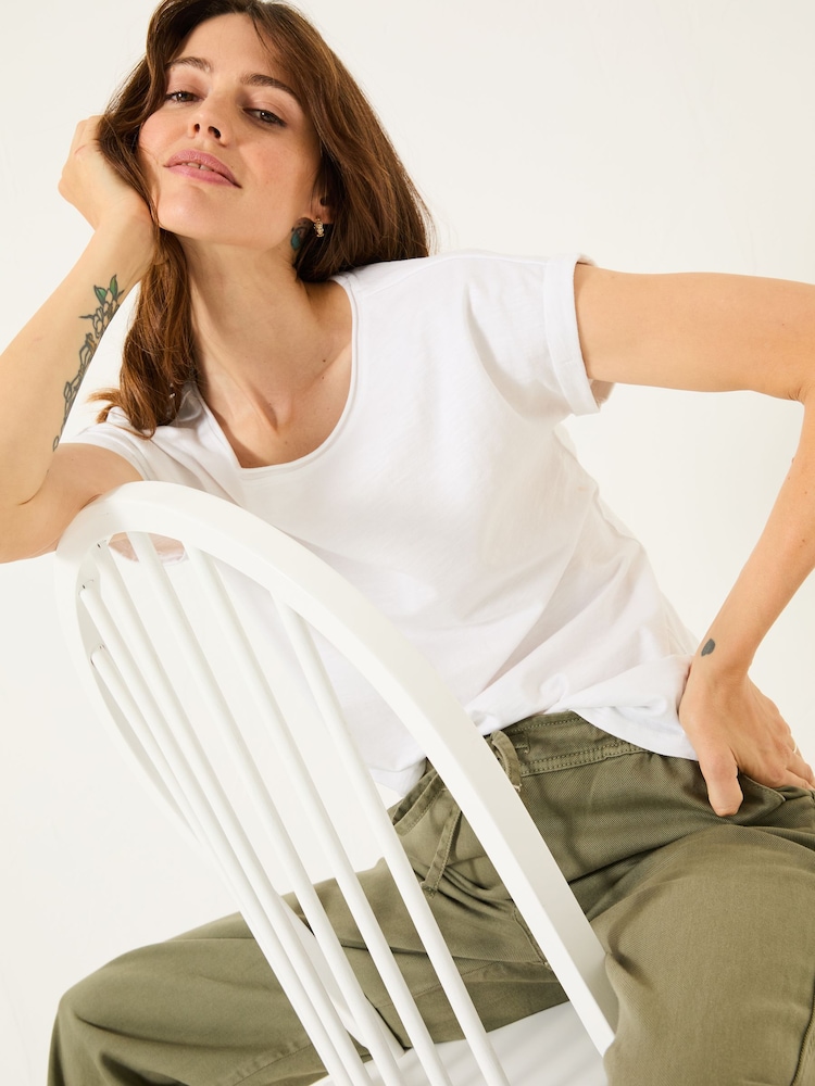 FatFace Ivy White T-Shirt - Image 6 of 13