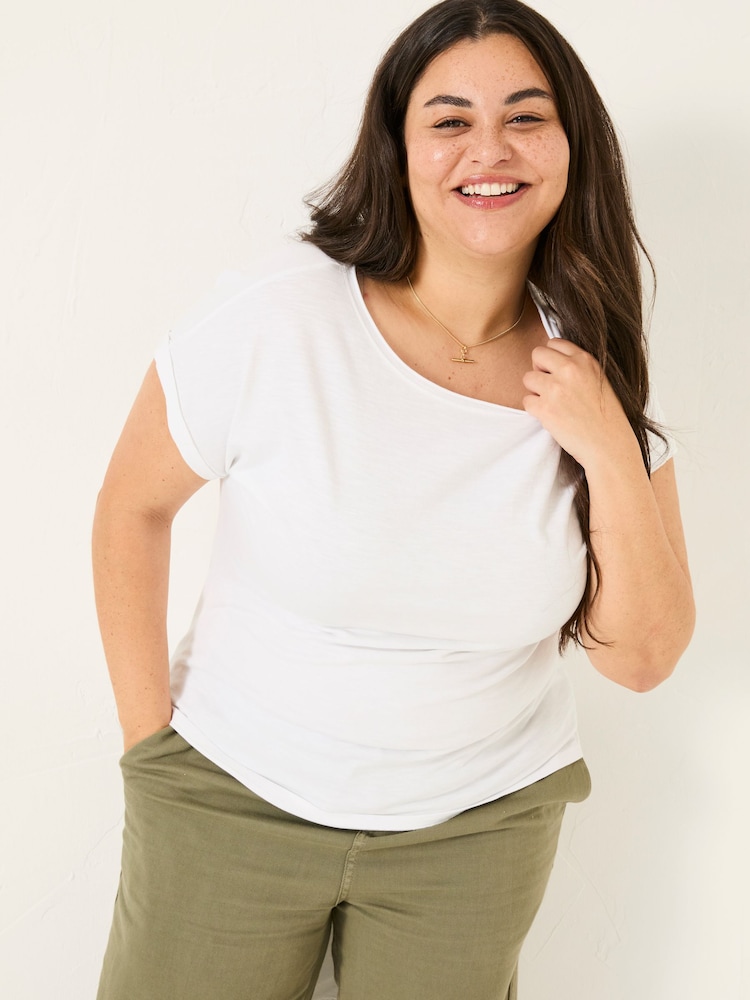 FatFace Ivy White T-Shirt - Image 8 of 13