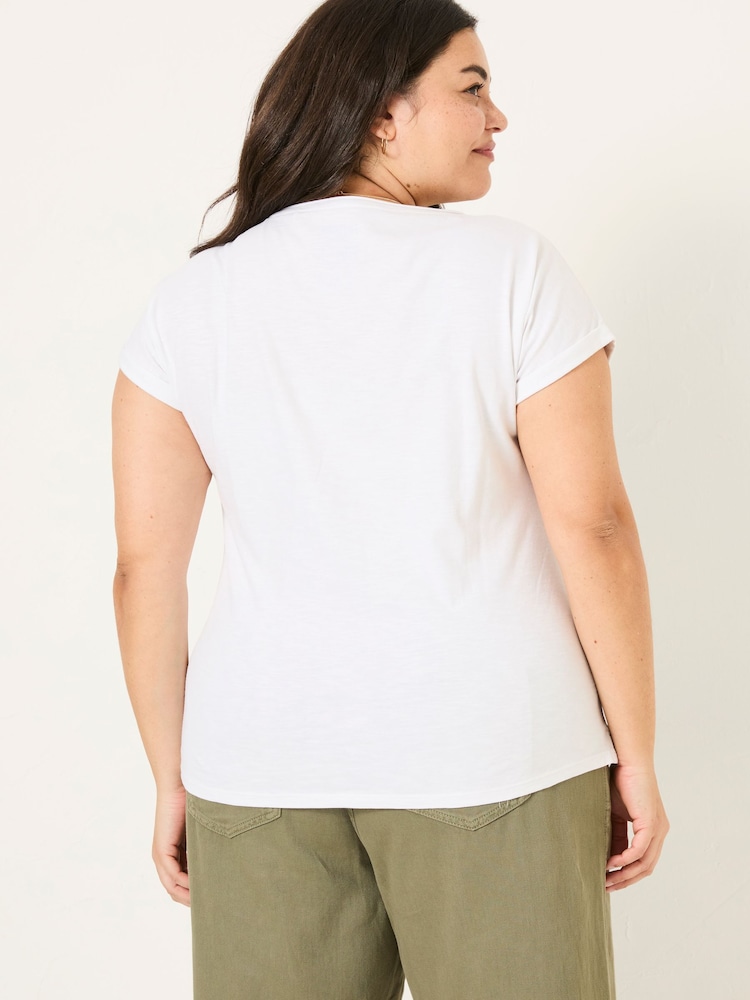 FatFace Ivy White T-Shirt - Image 9 of 13