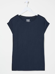 FatFace Ivy Navy T-Shirt - Image 5 of 5