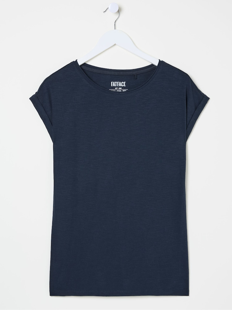 FatFace Ivy Navy T-Shirt - Image 5 of 5