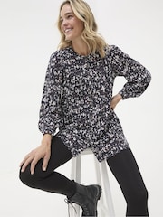 FatFace Jodie Dark Brown Tunic - Image 1 of 5