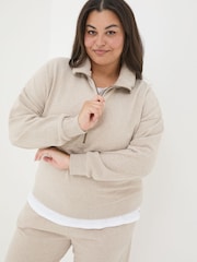 FatFace Soft Lounge Natural Sweatshirt - Image 1 of 8