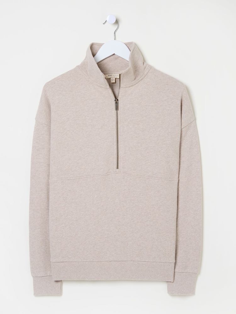 FatFace Soft Lounge Natural Sweatshirt - Image 8 of 8