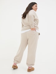 FatFace Soft Lounge Natural Joggers - Image 4 of 8
