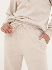 FatFace Soft Lounge Natural Joggers - Image 6 of 8