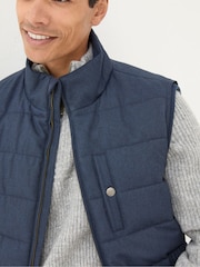 FatFace Exmouth Navy Blue Quilted Gilet - Image 5 of 7