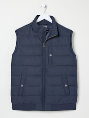 FatFace Exmouth Navy Blue Quilted Gilet - Image 7 of 7