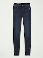FatFace Harlow Denim Dark Blue Highwaist Skinny Jeans - Image 6 of 6