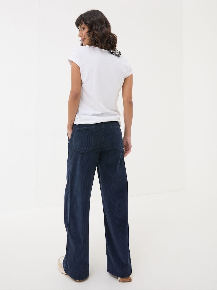 FatFace Kendall Blue Cord Trousers - Image 2 of 5 FatFace Kendall Blue Cord Trousers - Image 2 of 5