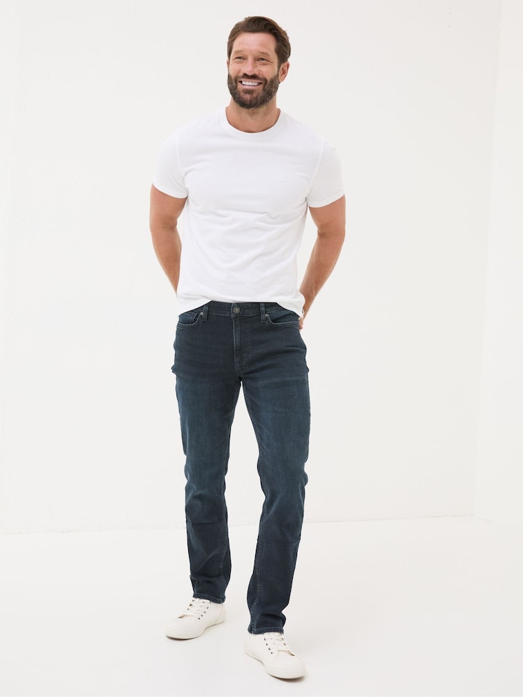 FatFace Denim Dark Blue Slim Fit Jeans - Image 3 of 6