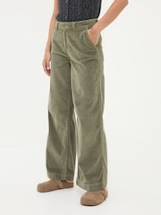 FatFace Kendall Green Cord Trousers - Image 3 of 5