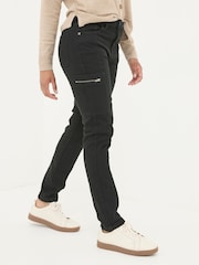 FatFace Malvern Black Cargo Trousers - Image 3 of 4