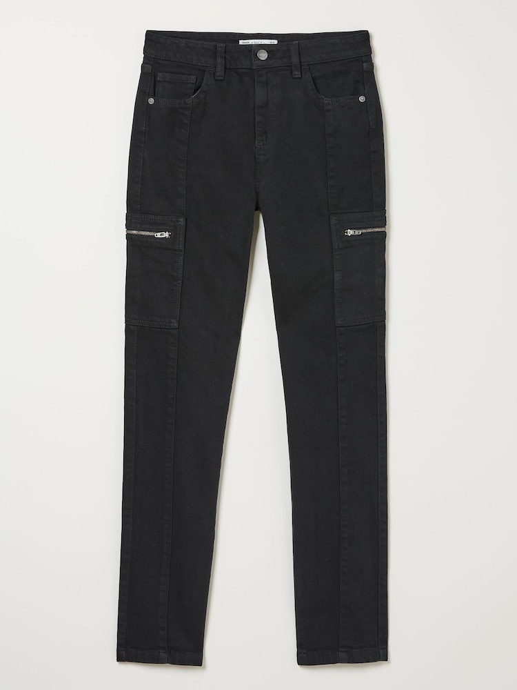 FatFace Malvern Black Cargo Trousers - Image 5 of 5 FatFace Malvern Black Cargo Trousers - Image 5 of 5