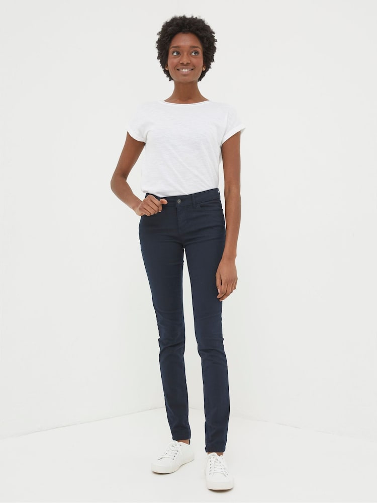 FatFace Navy Five Pocket Jeggings - Image 1 of 5