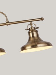 Searchlight Antique Brass Talia 3 Light Bar Pendant Ceiling Light - Image 4 of 4