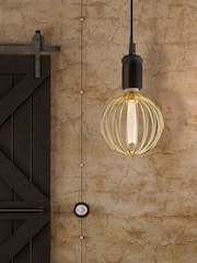 Searchlight Gold Orbit Lamp - Image 1 of 5