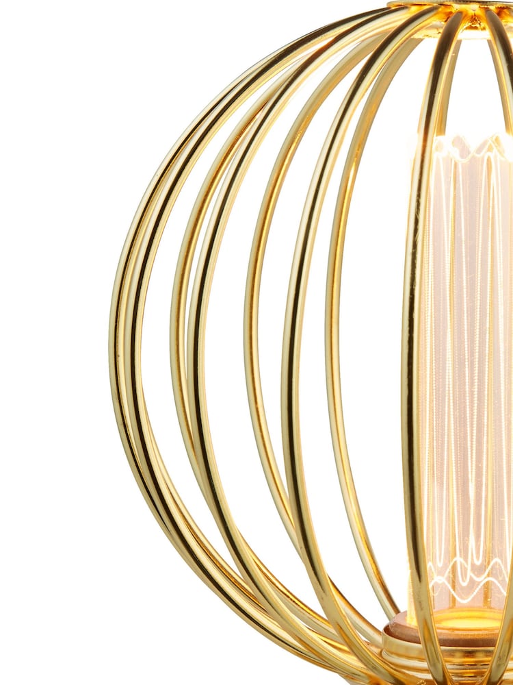 Searchlight Gold Orbit Lamp - Image 5 of 5