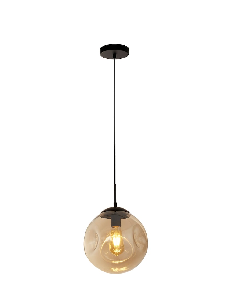 Searchlight Black Terra Pendant Ceiling Light - Image 2 of 4