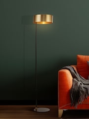Searchlight Gold Aurelia Floor Lamp - Image 1 of 4