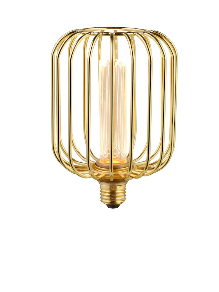Searchlight Gold Cage Lamp - Image 2 of 5