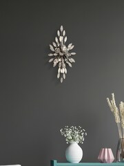 Searchlight Chrome Satellite 4 Light Wall Light - Image 1 of 4