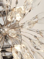 Searchlight Chrome Satellite 4 Light Wall Light - Image 4 of 4