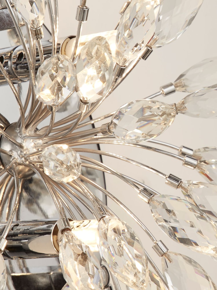 Searchlight Chrome Satellite 4 Light Wall Light - Image 4 of 4