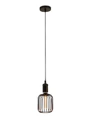 Searchlight Black Cage Lamp - Image 3 of 5